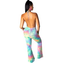 Wholesale Women Clothing Tie-Dye Suits Casual 2 Piece Women Outfit Two Pieces Set